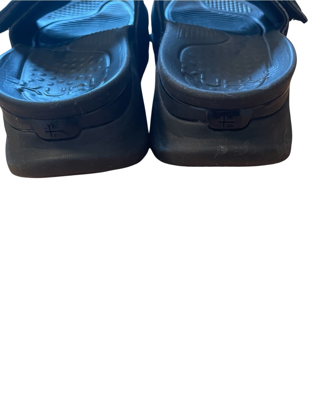 Kuru MOMENT Women's Slides Black Size 8 Velcro Close - Picture 5 of 8